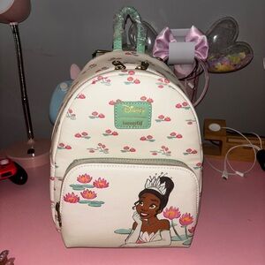Loungefly Disney Princess Tiana Cream Backpack